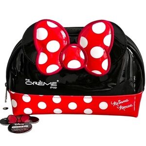 NWT The Crème Shop Minnie Mouse Cosmetic Bag Limited Edition NWT